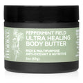 Ora's Amazing Herbal Ultra Healing Body Butter, Intensive Moisturizer For Dry Skin, Spearmint & Bergamot Essential Oil, 2 oz, Peppermint Field Scent