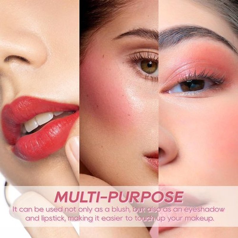 KYDA Liquid Blush - High Pigment Matte Tinted Cream for Cheeks | Blendable Lightweight in Nude Pink