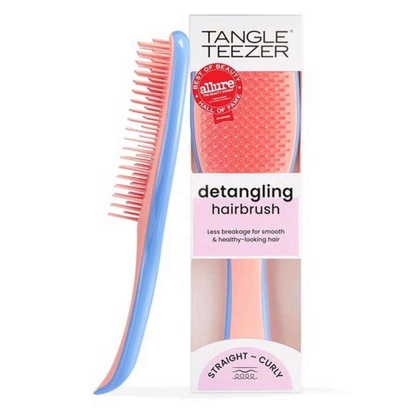 Tangle Teezer Ultimate Detangler Brush - Eliminates Knots & Reduces Breakage for All Hair Types | Apricot Blaze