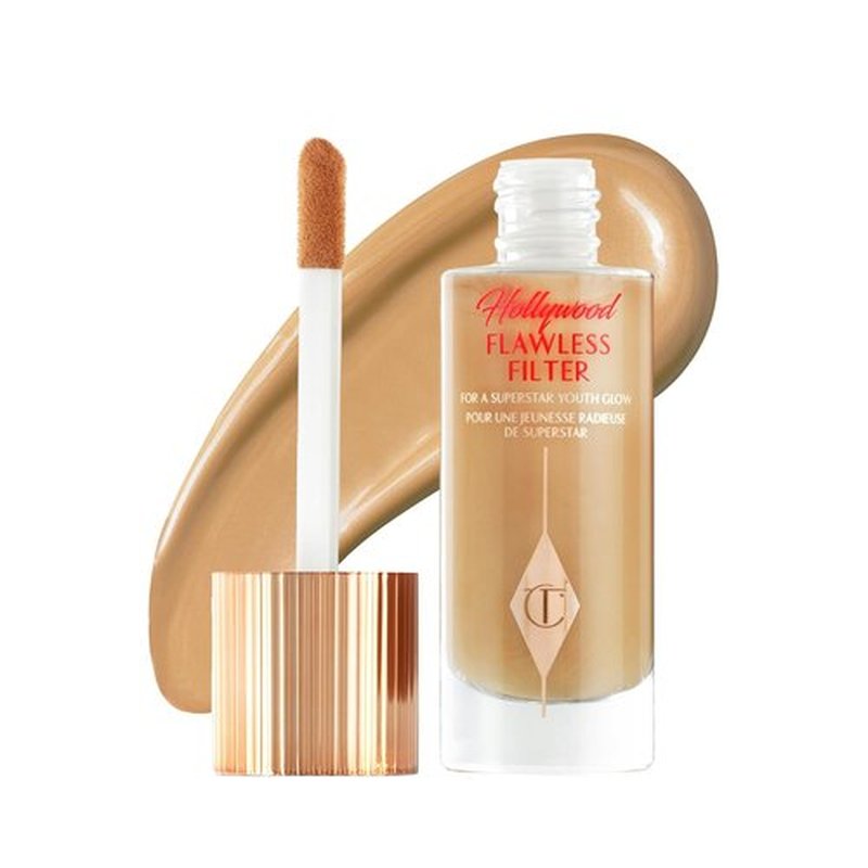 Charlotte Tilbury Hollywood Flawless Filter - Multi-Use Makeup Primer & Illuminating Highlighter for Smooth, Blurred Skin