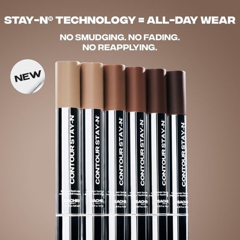 Sacheu Liquid Contour STAY-N Long Wear Bronzer Cream Contour Makeup — Long Lasting, Blendable, & Lightweight Formula — Vegan & Cruelty-free, Giving Sass