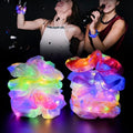 10 Pcs LED Mermaid Scrunchies for Women: Light UP Hair Scrunchies Rave Hair Accessories for Girls Glow in the Dark Party Supplies Sleepover Party Favors Festival Birthday Gift
