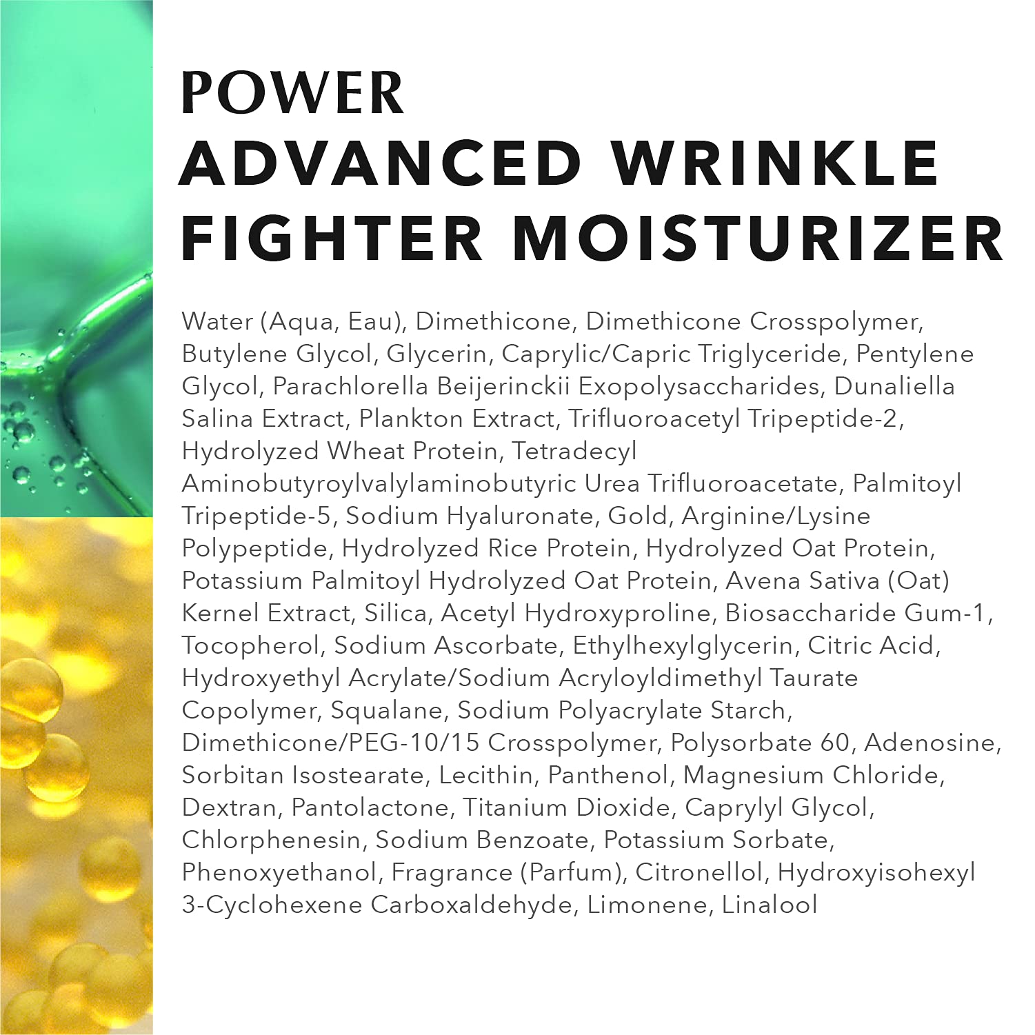 Algenist POWER Advanced Wrinkle Fighter Moisturizer - Smoothing & Brightening Facial Moisturizer for Supple, Youthful Skin - Non-Comedogenic & Hypoallergenic Skincare (60ml / 2oz)