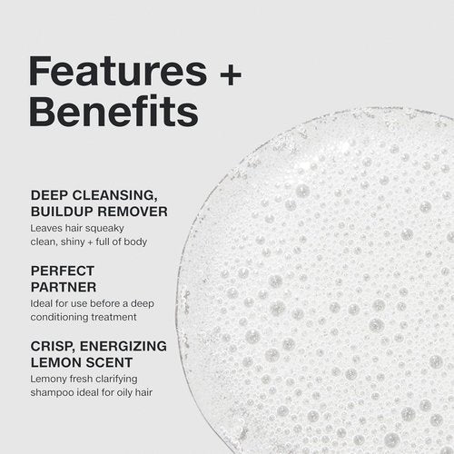 Paul Mitchell Shampoo Two - Clarifying Shampoo for Deep Cleansing & Buildup Removal | All Hair Types, Oily Hair
