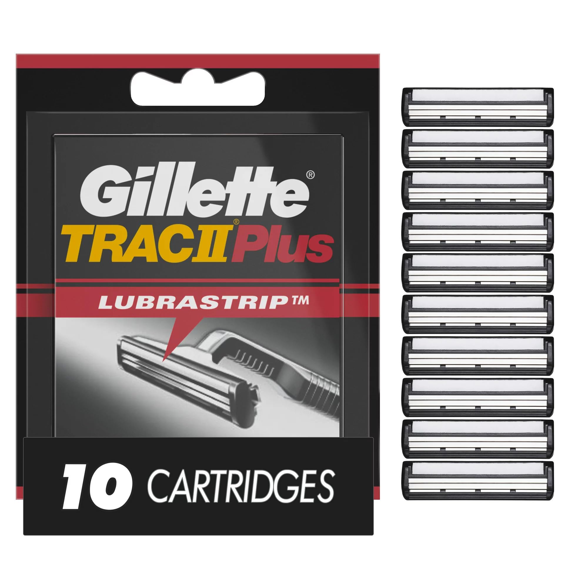 Gillette Trac II Plus Cartridges - 10 ct, Pack of 5