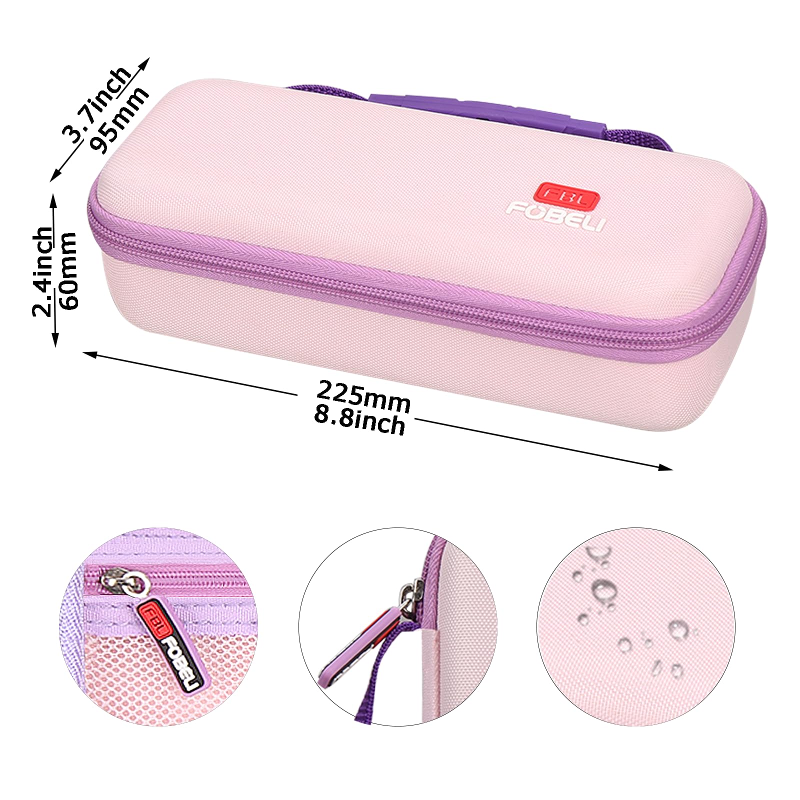 FBLFOBELI Hard Case Replacement for AquaSonic/for COSLUS F5023 Kids Water Dental Flosser Cordless