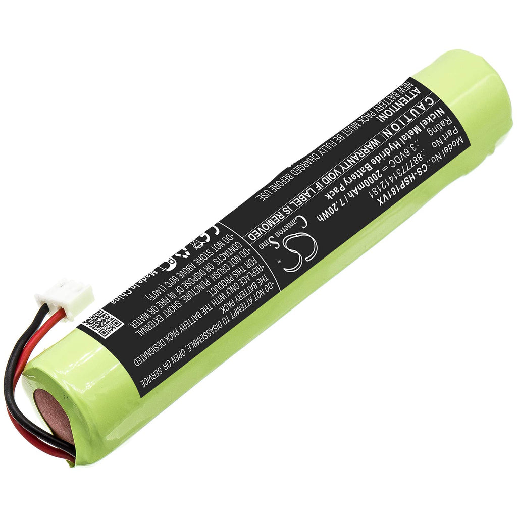 DRAWBELL Battery for Hurricane Spin Scrubber and B'rush Cleaner Mop,fit Part NO:8877731412181 (2000mAh)