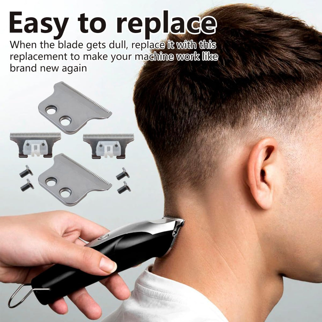 Gxcdizx Trimmer Blades Set for Wahl 5 Star Series Detailer (8081) Cordless Detailer LI (8171) T*Wide Blade Replacement