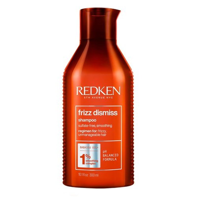 Redken Frizz Dismiss Shampoo - Smooth & Shine for Frizzy Hair, Weightless Frizz Control, Sulfate-Free