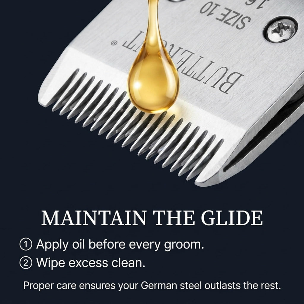 Geib Buttercut Stainless Steel Dog Clipper Blade, Size-10, 1/16-Inch Cut Length
