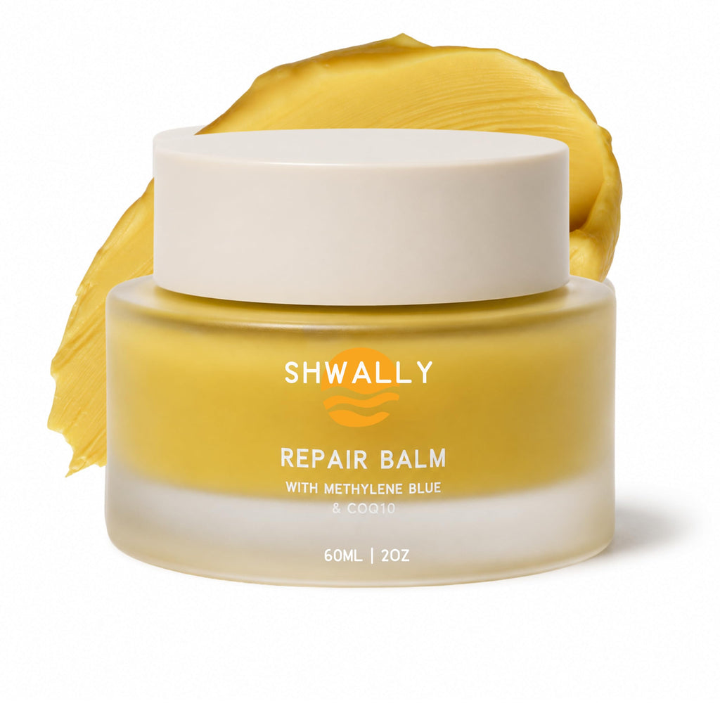 Shwally Tallow & Methylene Blue Anti-Aging Moisturizer – With Vitamin C, CoQ10 & Squalane – Minimizes wrinkles & Improves Collagen (Day & Night, 4 Oz, Mild Vanilla Scent)