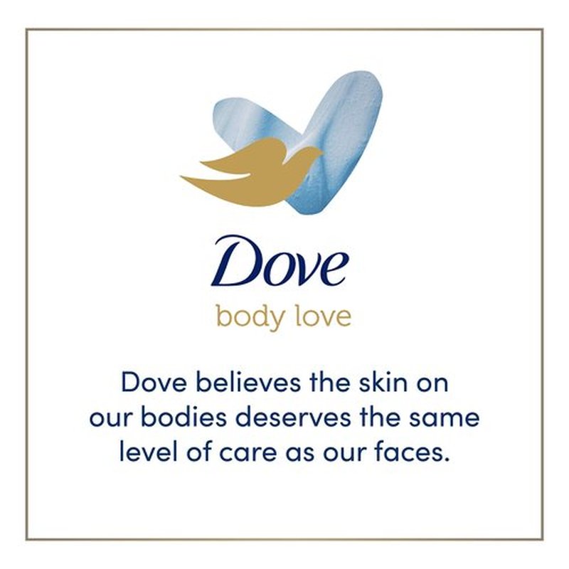 Dove Body Love Shower Cleansing Butter Moisture Boost Cleanser for Dry Skin Silkier than Body Wash with Hyaluronic Acid and Moringa Oil 10 oz