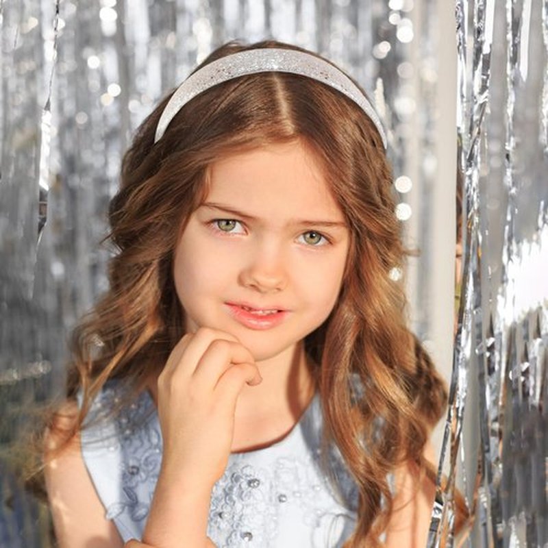 Tihebax Headbands for Women Girls Hair Accessories Glitter Purple Blue Headband Hair Accessories for Girls Sparkly Headband Rose Gold HairBand for Girl Daily Outfit & Back to School, Holidays