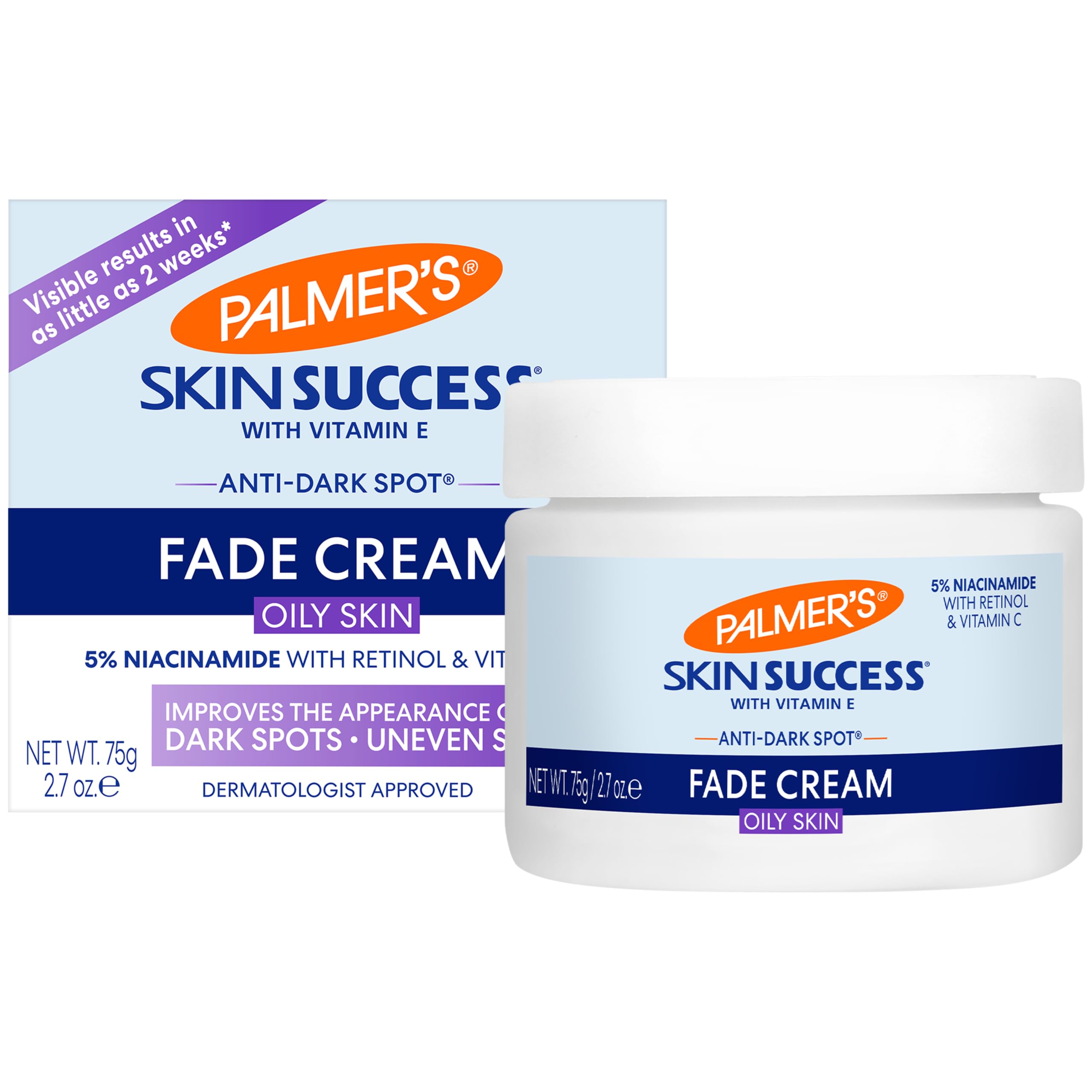 Palmer's Skin Success Eventone Fade Cream for Oily Skin, 2.7 Fl Oz