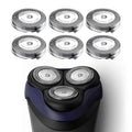 SH30 Replacement Heads with Cutterhead Retaining Ring, Compatible with Philips Norelco Series 3000, 2000, 1000 Shaver
