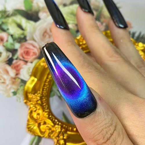 NAILGIL Cat Eye Gel Nail Polish Set, 9D Cat Eyes Polish Glass Effect with Magnet Stick, 3-Color Shifting Magnetic Gel Polish Chameleon Galaxy Effect Professional Use for Salon, 8 Colors