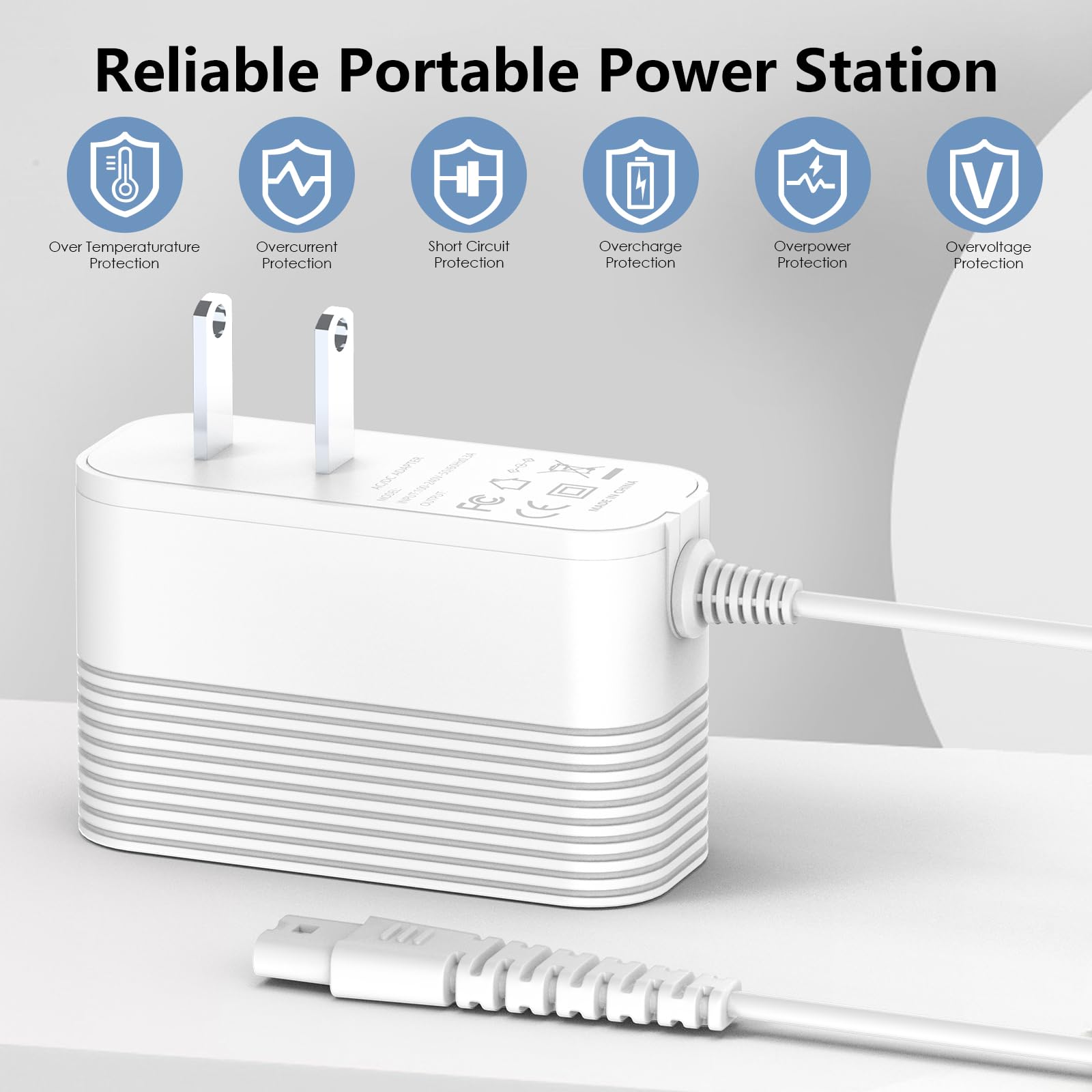 10V Charger for Magic Wand Massager Compatible with Magic Wand HV-270 Rechargeable Cordless Massager Charger Adapter (ONLY for HV270)