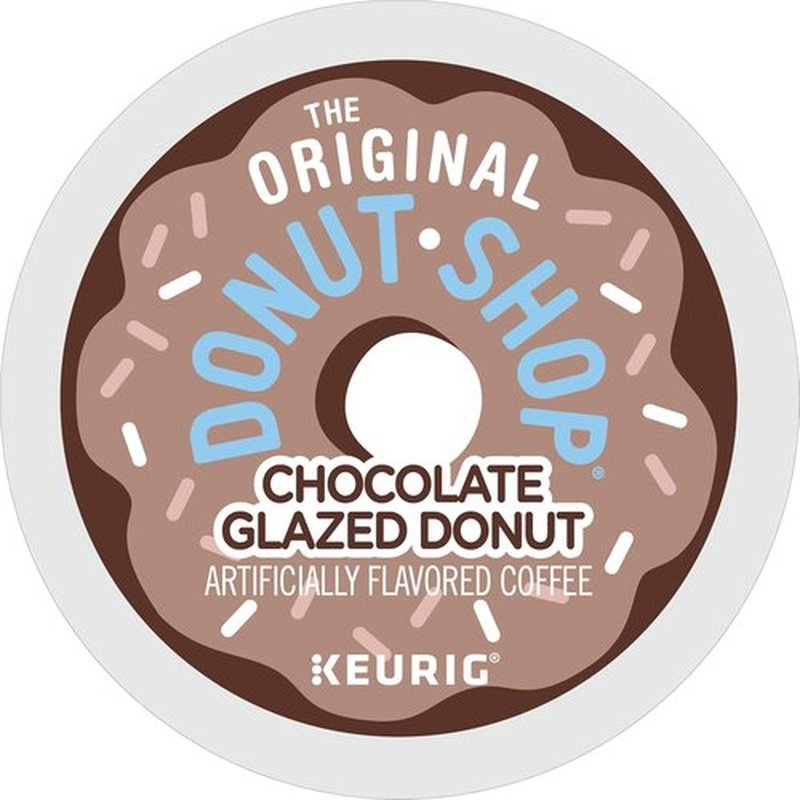 Original Donut Shop Coffee - Chocolate Glazed Donut K-Cup Pods - Medium Roast, 72 Count