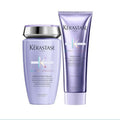 Kerastase Blond Absolu Ultra-Violet Purple Shampoo & Conditioner Set - Hydrates & Neutralizes Brassy Tones for Lightened Hair