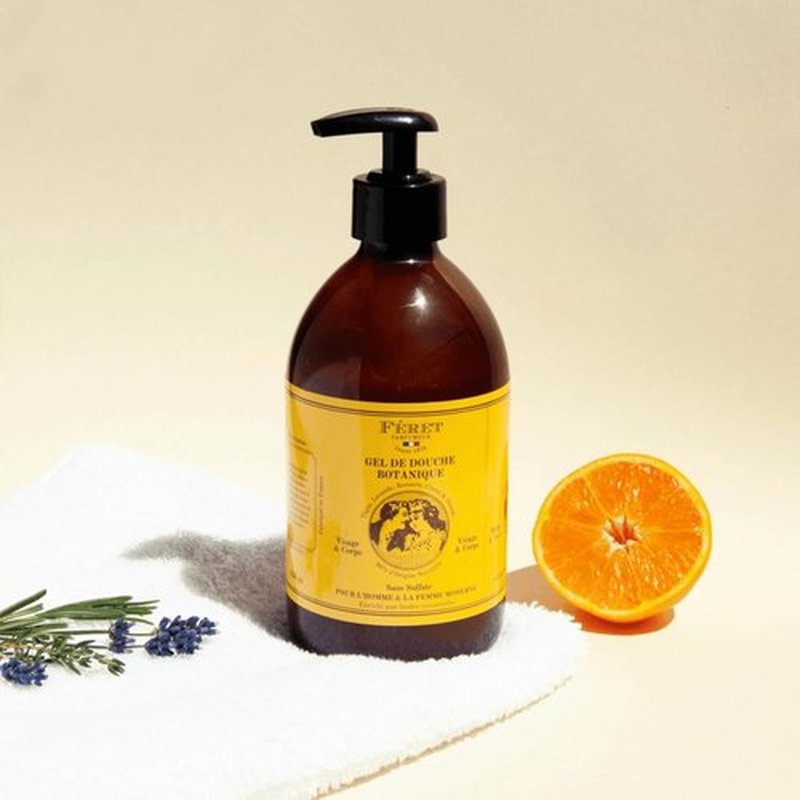 Feret Parfumeur Botanical Hand & Body Liquid Soap - Hydrating Lavender & Rosemary Cleanser | 500ml