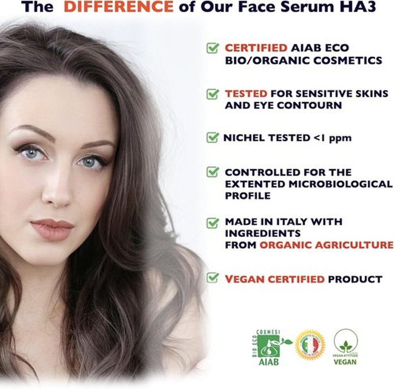 Hyaluronic Acid Serum for Skin – Anti-Aging Moisturizer Face Serum for Brightening, Plumper & Smoother Skin. Non-Greasy, Ultra-Hydrating Niacinamide, B5 & Vitamin C Skin Care Facial Serum, 2 oz