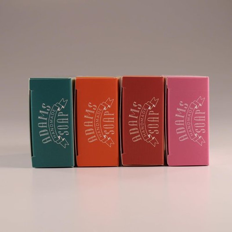 Adams Handmade Soap Variety Pack – 4 Bar Set: Cinnamon Spice, Eucalyptus, Rose, Citrus Medley | Vegan, Cold Process, 84% Organic, Essential Oils, USA Made