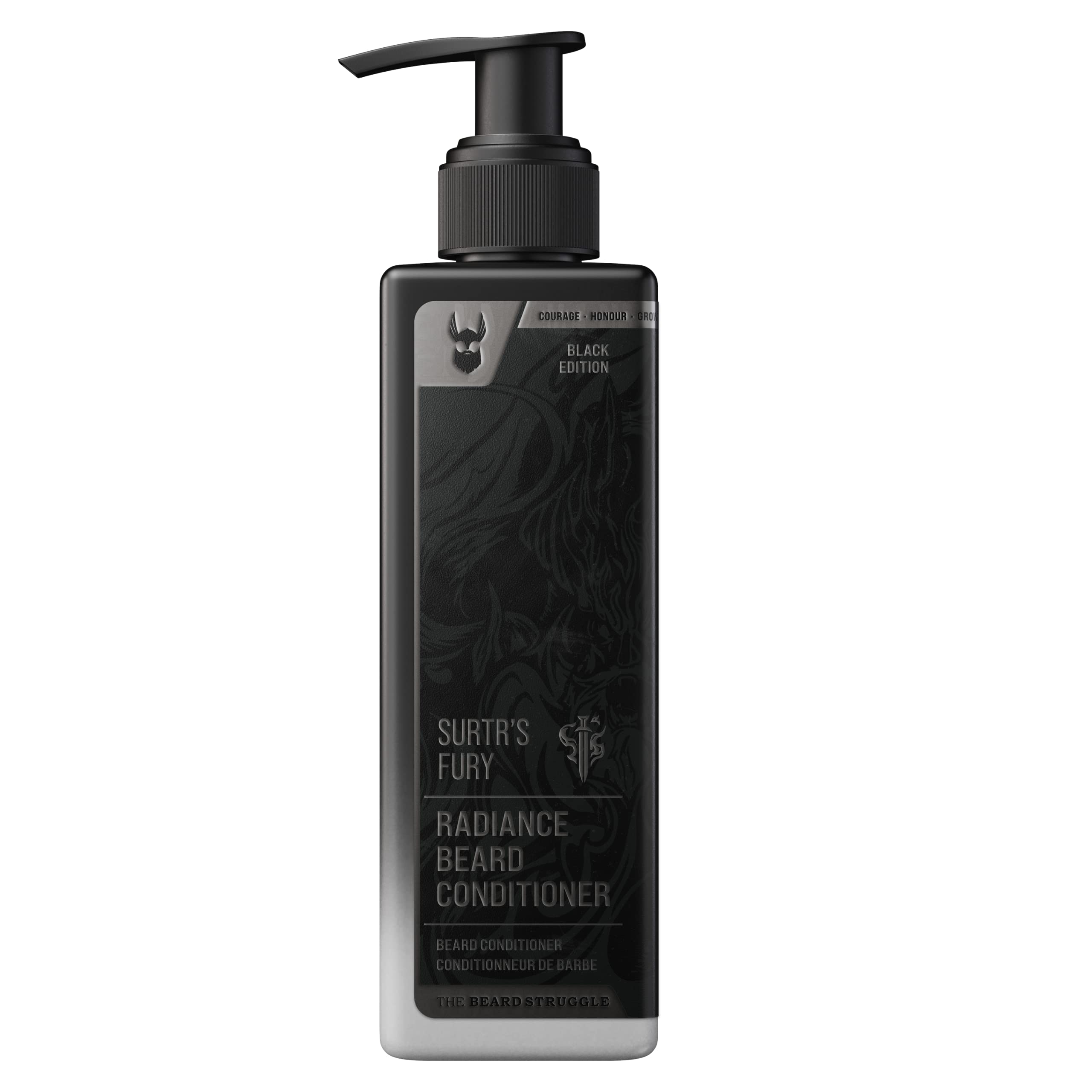 The Beard Struggle - Marksman's Beard Conditioner - Surtr's Fury, Platinum Collection - Nourish, Softens, & Strengthens Beard - Radiance Beard Conditioner for Men (8 Fl oz)