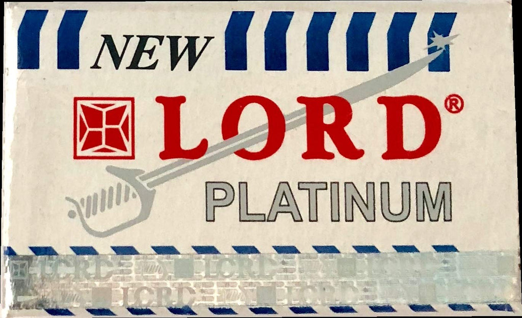 Lord Platinum Double Edge Safety Razor Blades, 100 blades (5x20)