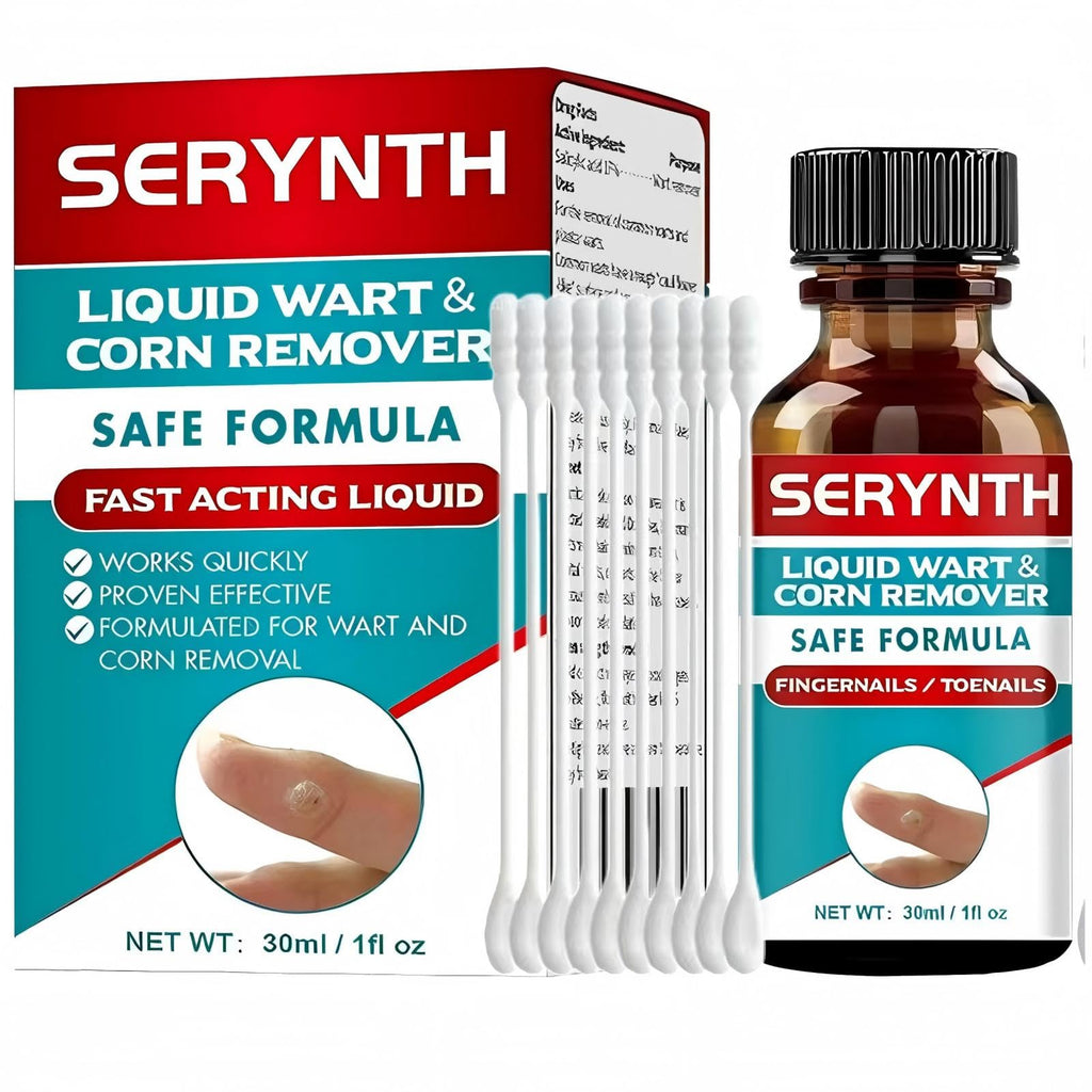 SERYNTH Salicylic Acid Wart Remover Liquid Freeze Off, Quickly Removes Plantar Warts, Corn Warts, and Finger Warts. Maximum Strength Formula - 17%, Painless & Safe, Effective, Scar-Free Solution.