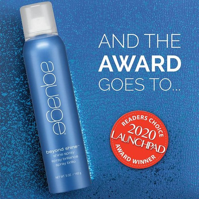 AQUAGE Beyond Shine Spray - Adds Brilliant Shine to Styles | 4.6 Fl. Oz for Thermal Styling