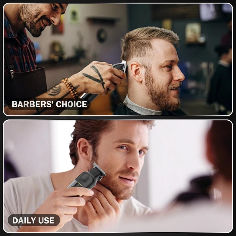 Ufree Professional Cordless Hair Clippers for Men, Barber Clippers & Trimmers Set with Storage Stand, Electric Shaver, Complete Hair Cutting Kit, Gifts for Men