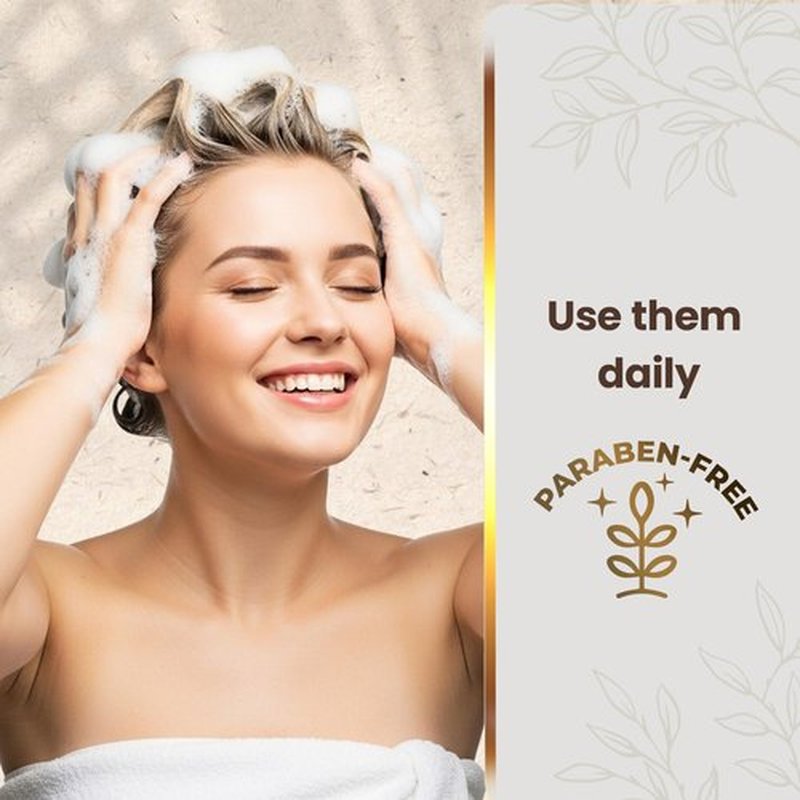 Tio Nacho Ultra-Moisturizing Frizz Control Shampoo and Conditioner Set with Organic Coconut Oil and Royal Jelly for Deep Hydration, Anti-hair loss products for healthier-looking hair, 14 fl oz Each