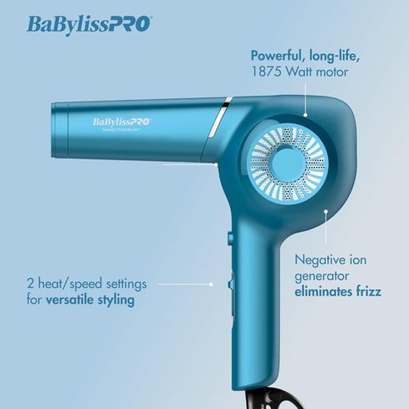 BaBylissPRO Classic Hair Dryer - Professional Performance with Lightweight Design
