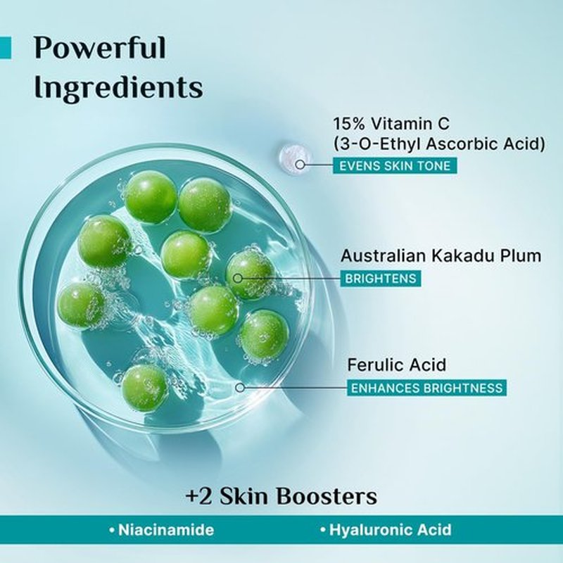 Pilgrim 15% Vitamin C Face Serum - Fragrance-Free Formula with Ferulic Acid & Vitamin E | 0.68 Fl Oz (20ml) for Radiant Skin