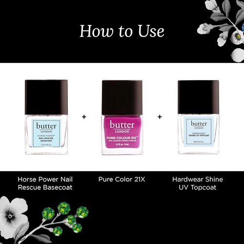 butter LONDON Nail Lacquer Polish - Fast-Drying, Long-Lasting Color with Gel-Like Finish | Vegan & Cruelty-Free