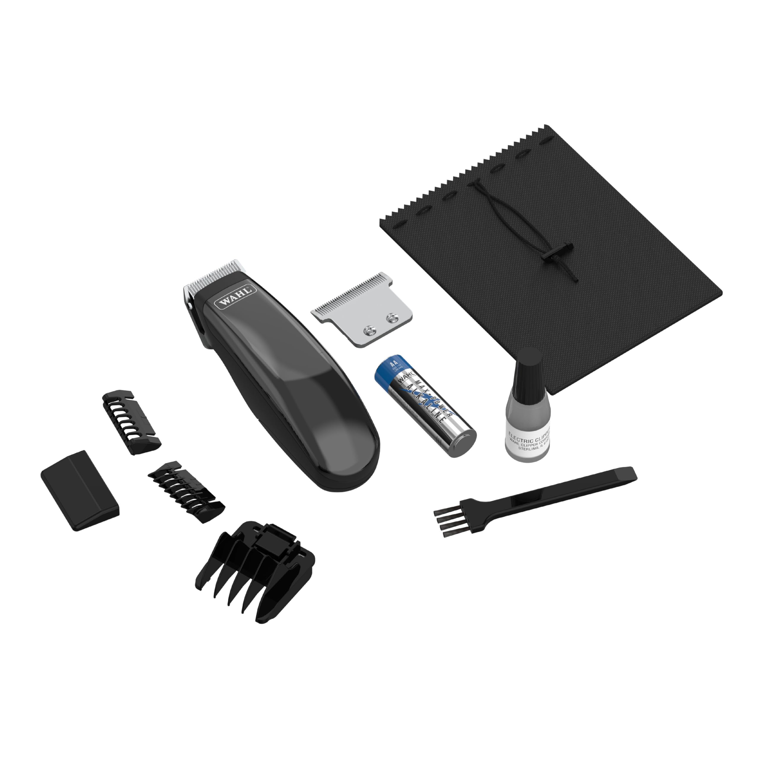 Wahl Professional Animal Super Pocket Pro Pet, Dog, & Cat Trimmer & Grooming Kit - Black Chrome
