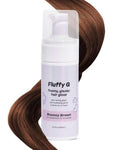 Hally Hair Fluffy G Hair Gloss - 3.4 fl oz Brown Color Glaze for High Shine & Vibrant Hair