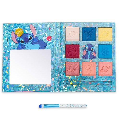 Stitch Eyeshadow Palette - 8 Color Makeup Kit for Girls | Lilo and Stitch Dress Up Party Supplies