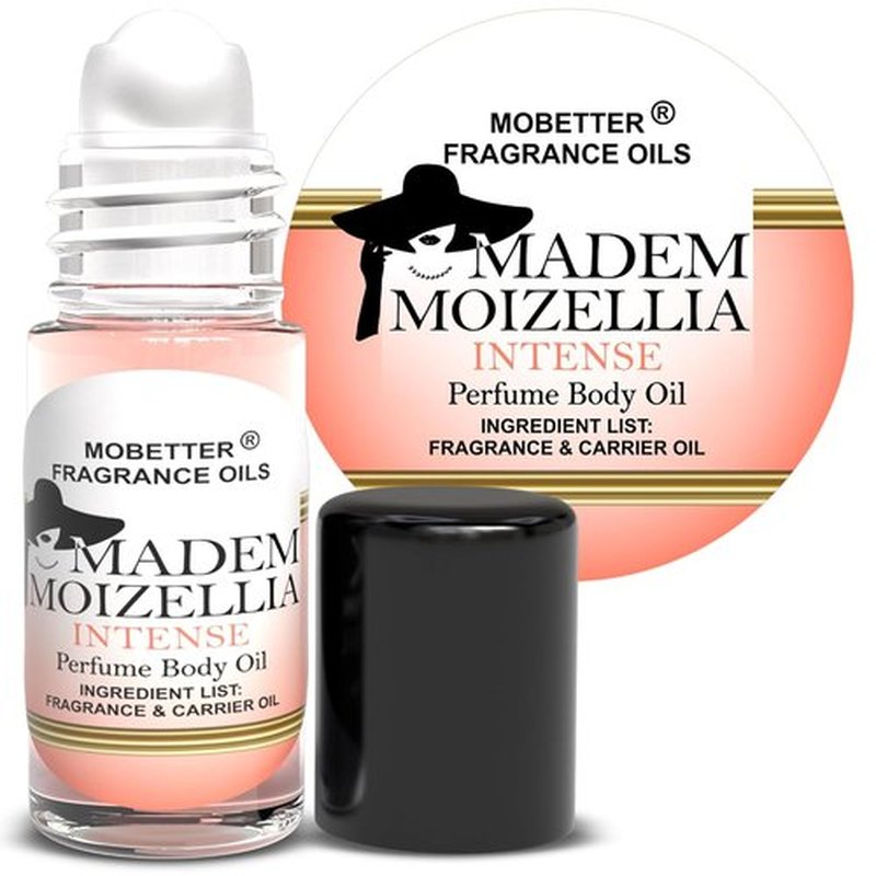 MOBETTER Fragrance Oils | Madem Moizellia Intense 1 Oz Women's Perfume Body Oil - Long-Lasting Scent