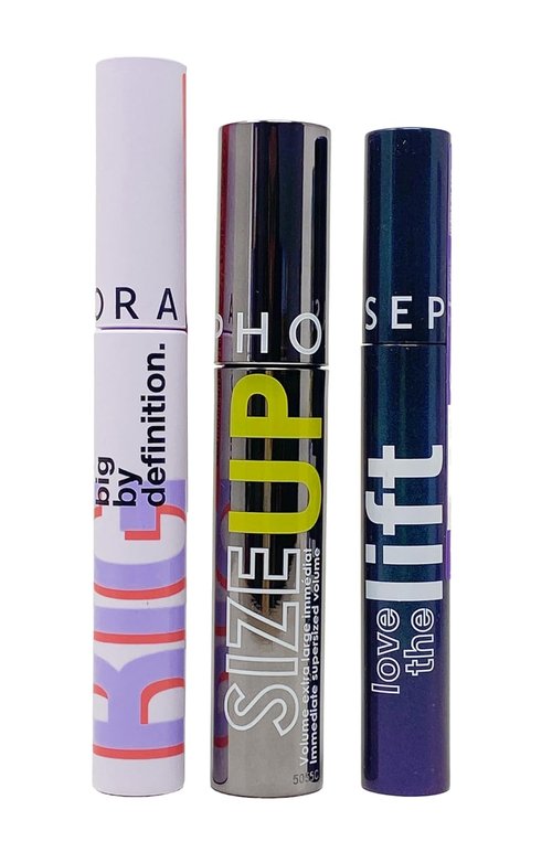 Sephora Collection Mascara Trio Set - Love The Lift, Size Up & Big By Definition | Perfect for Stunning Lashes