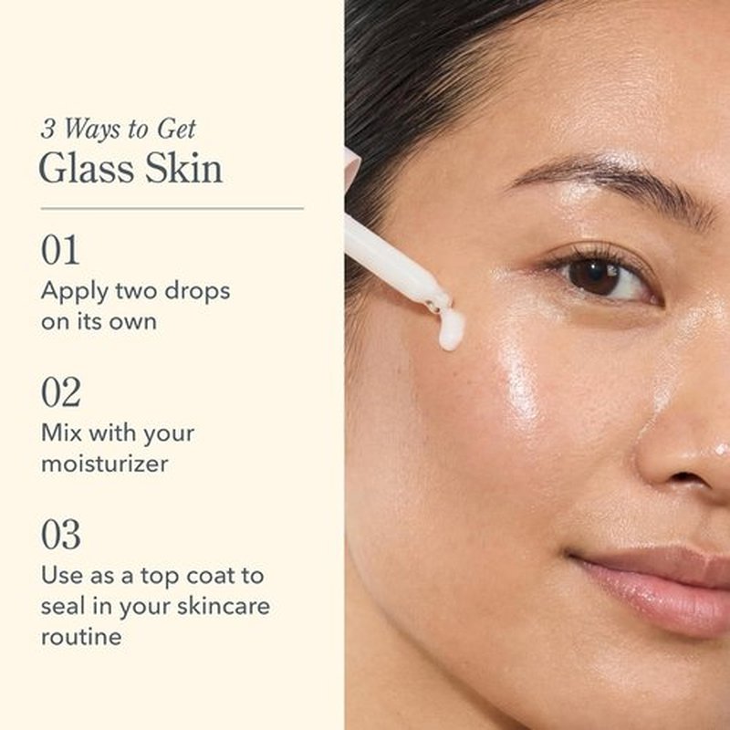 Beekman 1802 Oh! Mega Milky Facial Oil Serum - Hydrating Vitamin C & Niacinamide Formula | Lightweight, Non-Greasy, 1 Fl Oz