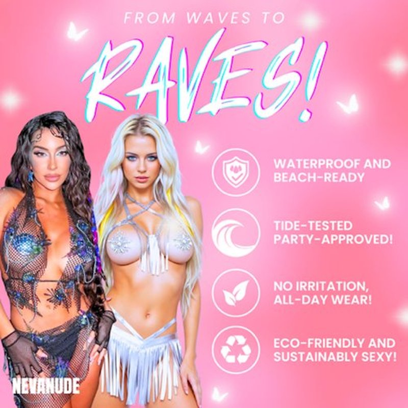 Neva Nude Face and Body Glitter Keychain - Chunky Glitter in Aloe for Festivals, Raves, and More | Cosmetic Grade | Super Sparkly (Pop Purple Pink Iridescent Holographic Glitz Grenade)