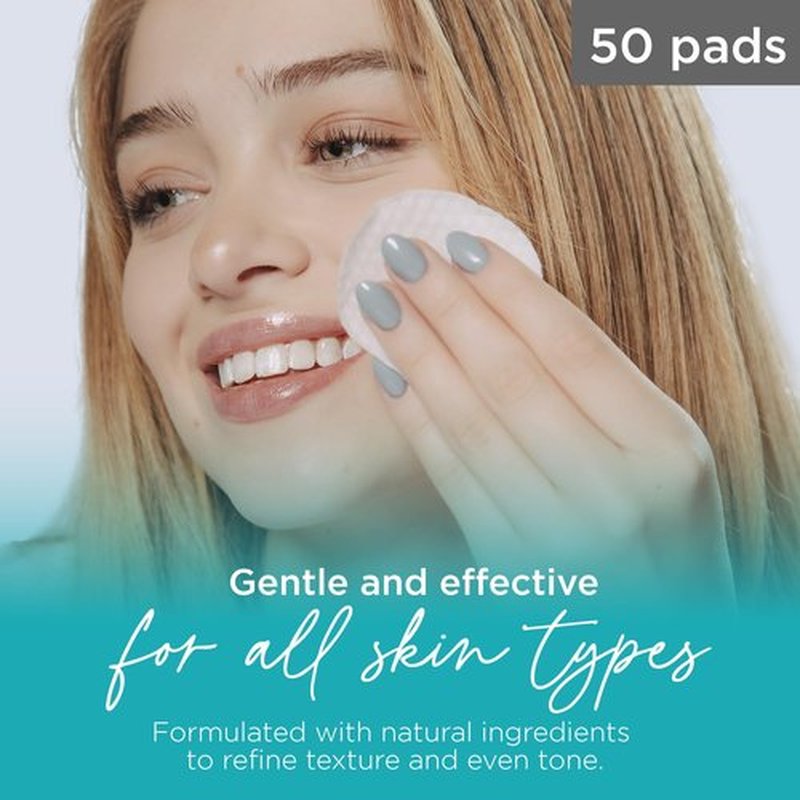 Tree of Life Beauty 18% Glycolic Acid Pads for Face (50 Pads) - Exfoliating Pad for Face with Witch Hazel, Vitamin C, Vitamin B5 and Vitamin E - Smooth Pore Pad Reduce Pigmentation and Fine Lines
