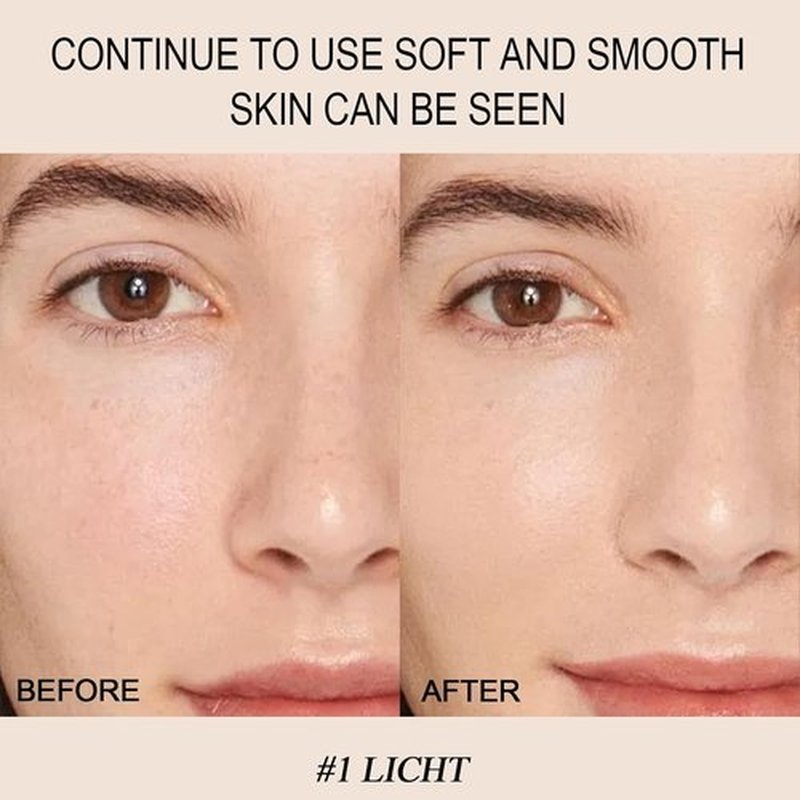 Skiennix 4-in-1 Mineral Pressed Powder - SPF 35 Foundation with Concealer & Matte Finish | Light to Medium Coverage, 01 Light
