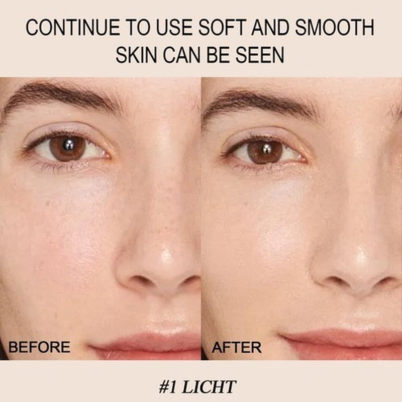 Freeorr 4-in-1 Mineral Pressed Powder, SPF 35 Powder Foundation with Concealer and Finishing, Matte Weightless Buildable Foundation, Light to Medium Coverage, 06 Natural Beige