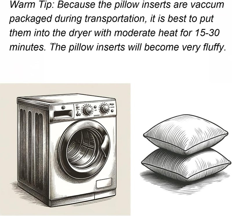 Calibrate Timing Pillow Inserts - Hypoallergenic Down Alternative Cushion | 18 x 18 Inches, Set of 4