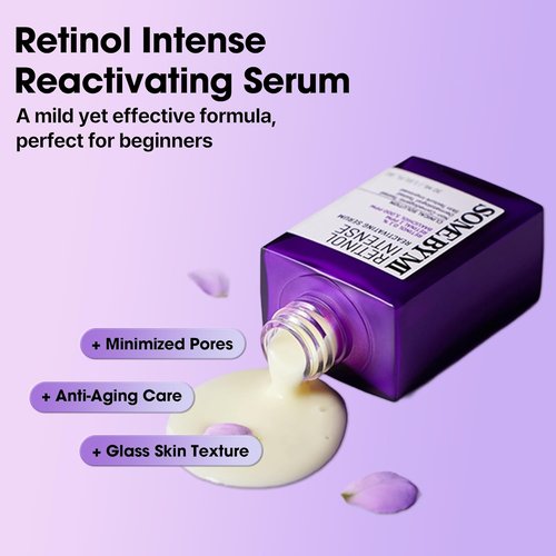 SOME BY MI Retinol Intense Reactivating Serum - 1.69oz | Korean Bakuchiol for Firming & Anti-Aging