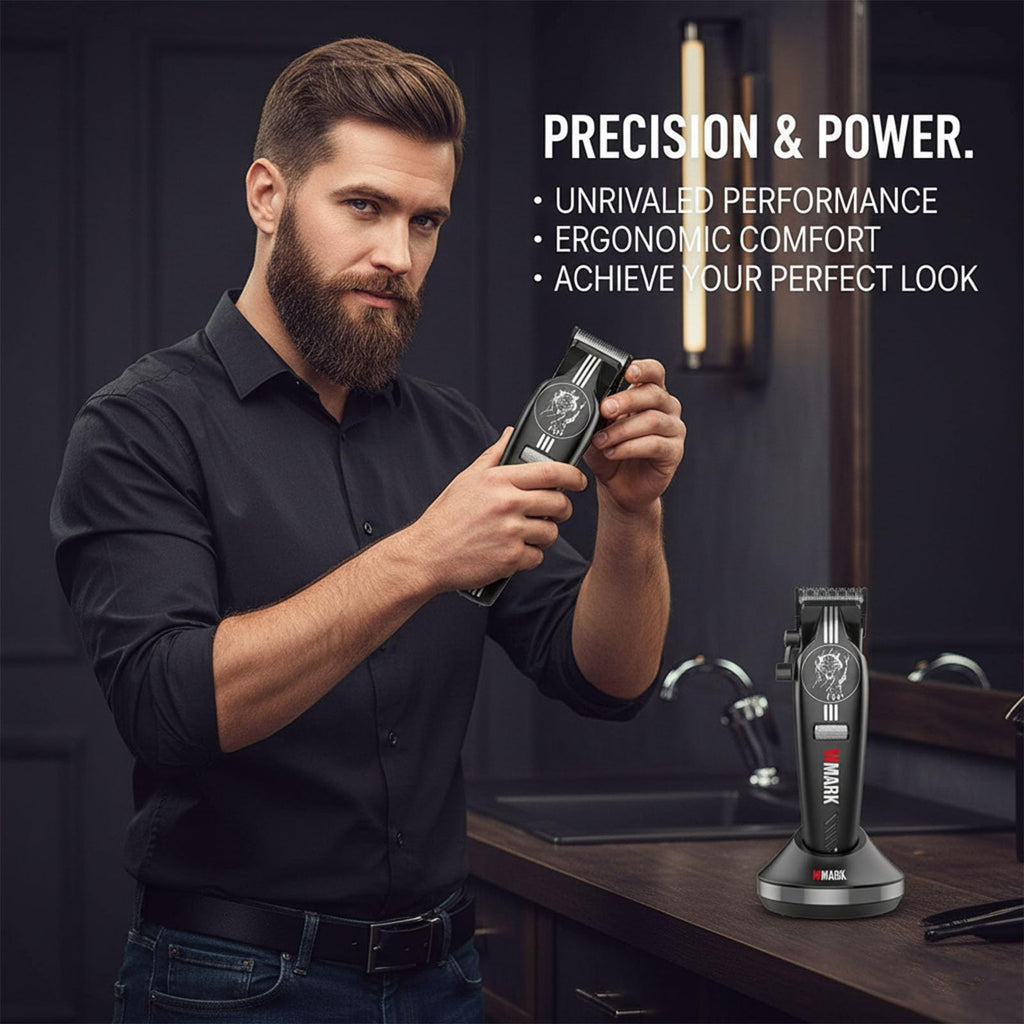 WMARK Hair Clippers for Men Professional Barber Clippers and Trimmers Set