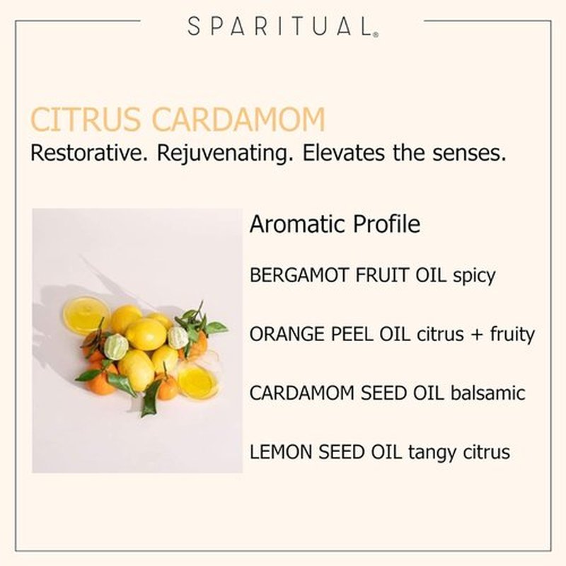 SPARITUAL Citrus Cardamom Vegan Hand Serum - Nourishing Hydration | 1oz