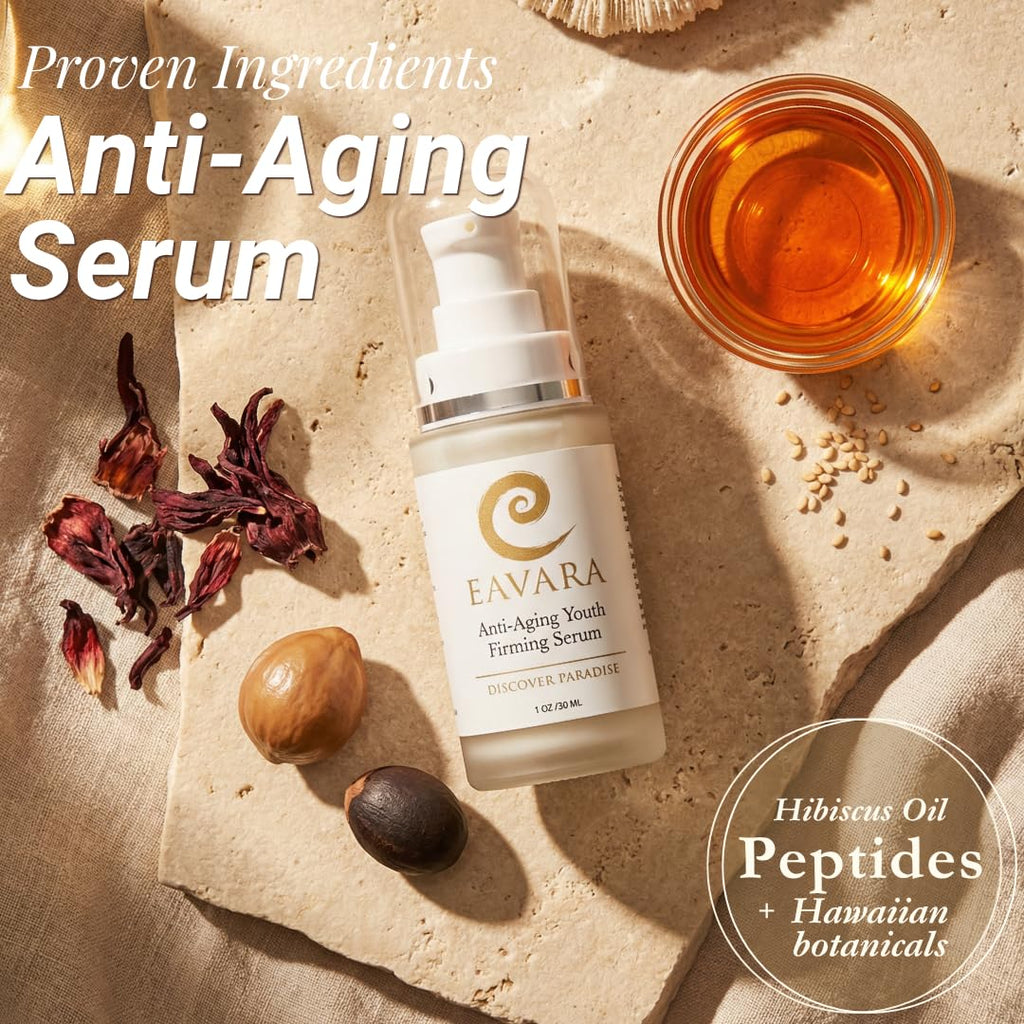 Organic Anti Aging Anti Wrinkle Serum | Award Winning Face Serum to Reduce Wrinkles and Fine Lines | Firming, Tightening, Lifting, & Rejuvenating | Hydrating Natural Organic Skin Care